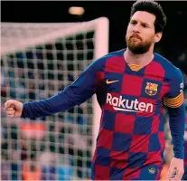  ??  ?? Capitano Leo Messi, 32 anni, protagonis­ta contro l’Eibar