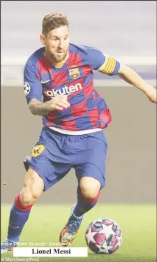  ??  ?? Lionel Messi