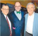  ?? ?? Ramón Ignacio Lemus, Sergio Vela y Luis Rodríguez.
