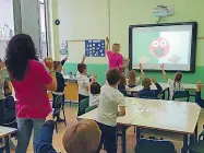  ?? L’Albero ?? Primaria Un’aula della scuola primaria Santa Maria di Loreto a Senago. I genitori hanno ideato il magazine solidale