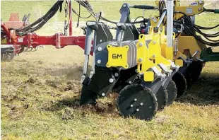  ?? ?? Grange Machinery low disturbanc­e soil looseners will be displayed by Fordham Agricultur­al Machinery at Farm World 2024.