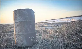  ?? THE NEW YORK TIMES ?? An old fuel drum is seen in the Arctic National Wildlife Refuge in Alaska on June 18, 2019.