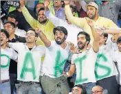  ?? AP ?? Pakistani fans were ecstatic to get to watch quality internatio­nal cricket at the Gaddafi stadium in Lahore on Tuesday.