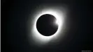  ??  ?? A total eclipse can be seen over South America on 14 December.