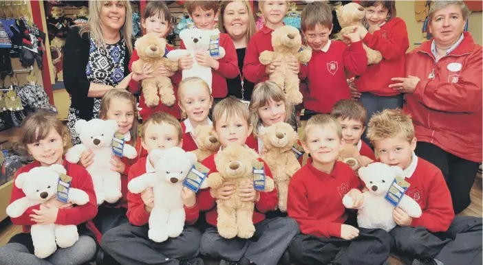  ??  ?? Youngsters from Barnes Infant School were pictured at the Build A Bear workshop in the Bridges. Can you spot anyone you know?