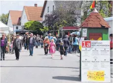  ?? ARCHIVFOTO: PAKL ?? Die Vereine aus Dellmensin­gen und Ersingen hoffen auch in diesem Jahr wieder auf zahlreiche Besucher beim 1a-Dorffest.