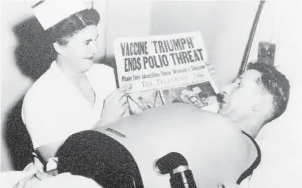  ??  ?? Many people won’t take the simple preventive step that wiped out diseases that once killed huge numbers in Canada. Immunizati­on in this country got rid of smallpox, diphtheria, measles — and polio.