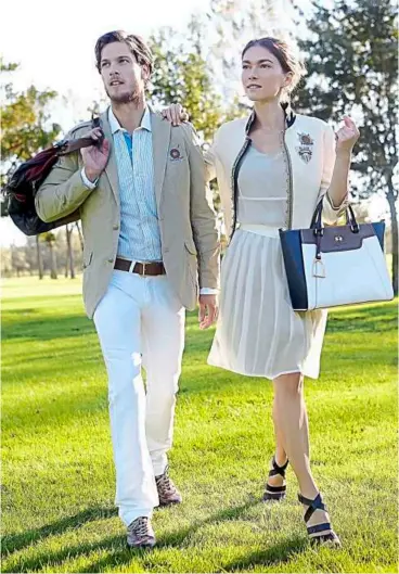  ??  ?? La Martina collection­s for men and women also inspire to dress polo enthusiast­s off the pitch.