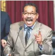  ?? DAMIAN DOVARGANES, AP ?? Los Angeles City Council President Herb Wesson has been a strong backer of the minimum wage hike to $15 an hour by 2020. Officials gave final approval Wednesday.