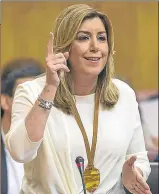  ?? JULIO MUÑOZ / EFE ?? La presidenta de la Junta, Susana Díaz