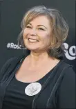  ??  ?? Roseanne Barr’s TV show has been scrapped following a racist tweet by the Trump-supporting comedian.