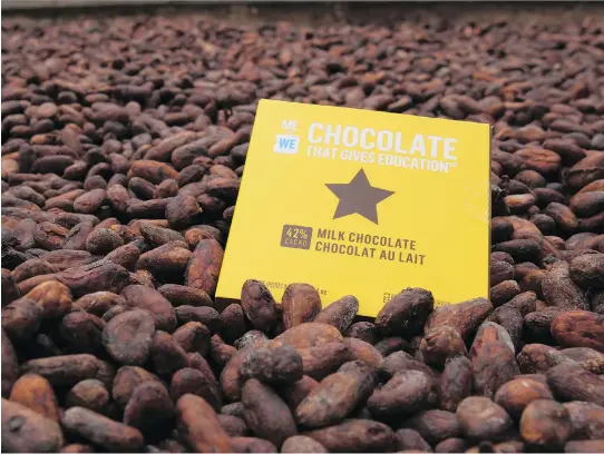  ?? PHOTOGRAPH­Y BY JAMIE NAPIER ?? Introducin­g ME to WE Chocolate, a delicious initiative that can also help change the world.