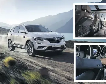  ?? Photos: Renault South Africa ?? The Renault Koleos – a spacious, solid and good-looking SUV.