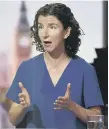  ??  ?? Shadow chancellor Anneliese Dodds.