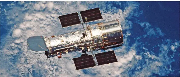  ?? FOTO: NASA ?? Das Weltraumte­leskop Hubble der Raumfahrta­gentur Nasa hat mehrere weitgehend unbekannte Doppelgäng­er.