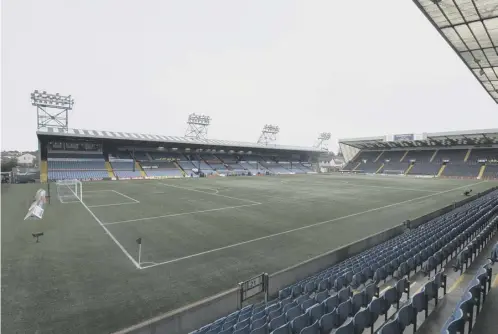  ??  ?? 0 Kilmarnock’s artificial pitch is a different type to the one at Livingston which Dundee manager Jim Mcintyre says is unacceptab­le.