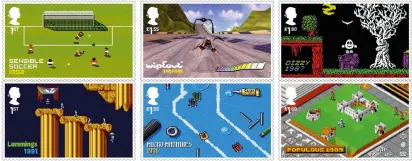  ??  ?? » Royal Mail’s new stamp set is a wonderful snapshot of UK videogame history.