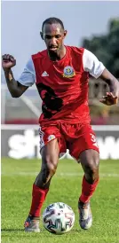  ?? /Gallo Images ?? Thabo Rakhale seeks fortune and fame at Sekhukhune United in an attempt to give a shine to his career.