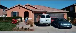  ??  ?? BELOW: The deceptivel­y normal looking Turpin family home in Perris, California,