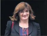  ??  ?? ■ Nicky Morgan. Photo: Kirsty O’Connor/PA Wire