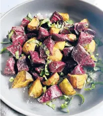  ?? TARA HOLLAND/THEKITCHN.COM ?? Using the air fryer speeds up the cooking process for the beets.