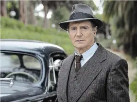  ?? QUIM VIVES OPEN ROAD FILMS ?? Liam Neeson finally takes on a role more suited for his age as veteran detective Philip Marlowe in”Marlowe.”