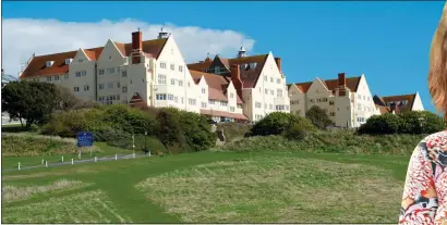  ??  ?? BITTER ROW: Roedean, perched on a clifftop. Right: Emily Campbell, who claims she was struck