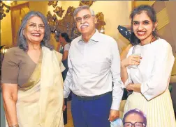  ?? ?? Sunita Kohli, Sunil Munjal and Aashti Bhartia
Riddhima Kapoor Sahni