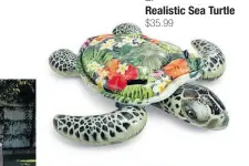  ??  ?? 2.
Realistic Sea Turtle $35.99