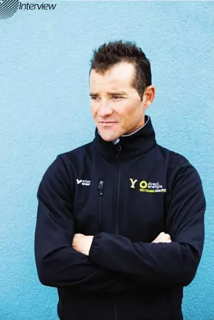  ??  ?? Thomas Voeckler donned the yellow jersey for the first time during the 2004 Tour de France, and suddenly the home nation had a new star to idolise. ‘Hundreds and hundreds of people were touching the car and asking me for a photo or an autograph,’ he...