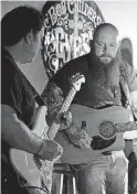  ?? [PHOTO PROVIDED] ?? Brandon Jenkins, right, performs at the 2016 Bob Childers’ Gypsy Cafe songwriter­s festival with Gene Williams. Jenkins, who died in March, will receive the Restless Spirit Award posthumous­ly at this year’s festival, set for May 2 at three Stillwater...