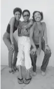  ??  ?? The Pointer Sisters in 1979. “We‘ve never been a girly, cutesy bunch of singers,” says Ruth.