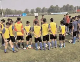  ??  ?? India U- 16 team beat Cameroon 2- 1 in a friendly in Istanbul on Thursday.