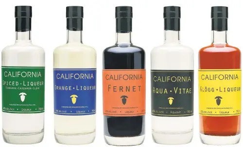  ?? GEIJER SPIRITS ?? The line of craft spirits produced by San Francisco’s Geijer Spirits includes California Orange Liqueur, a balanced and complex alternativ­e to triple sec.