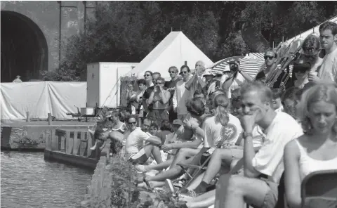  ?? ?? Riverside fun as Maidenhead Regatta returned in 1997. Ref:134757-7