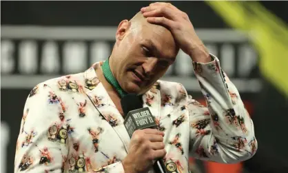  ??  ?? Tyson Fury’s career could be on the line if Ukad believes farmer’s claims are credible. Photograph: Bradley Collyer/PA