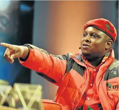  ?? Picture: Freddy Mavunda ?? Floyd Shivambu’s case is before the committee.