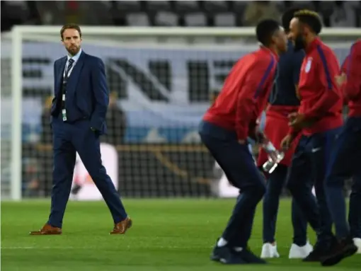  ??  ?? Southgate's bold 3-4-2-1 formation worked well (Getty)