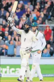  ?? AFP ?? Allrounder Moeen Ali remained unbeaten on 75 to help England secure a lead of 379 on Day Four.