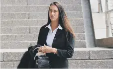  ??  ?? Kayleigh Oliver pictured when attending Newcastle Crown Court.