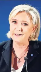  ??  ?? LE PEN