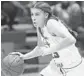  ?? JOHN MCCALL/SOUTH FLORIDA SUN SENTINEL ?? Palm Beach Lakes guard Zaida Gonzalez drives the ballon Feb. 19.