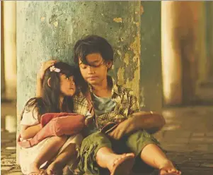  ??  ?? Angel and Anton are orphans looking for ways to survive in the city in Surat Kecil Untuk Tuhan. — GSC Movies