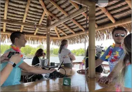  ?? SKYE MASON PHOTO ?? A look at the inside of the Tiki Tours boat.