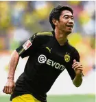  ??  ?? Scored the fifth goal in Borussia Dortmund’s 5- 0 win over Magdeburg on Tuesday. — AFP Shinji Kagawa: