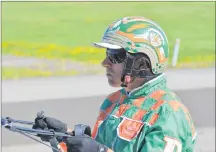  ?? JASON SIMMONDS/JOURNAL PIONEER ?? Gilles Barrieau, a member of Team P.E.I., won the Atlantic regional driving championsh­ip at Truro Raceway on Friday night.