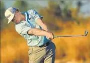  ?? AFP ?? Charley Hoffman tees off at the 16th hole on Saturday.