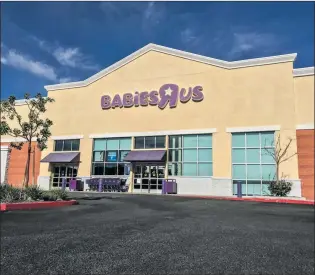  ?? Austin Dave/The Signal ?? The Babies ‘R’ Us located at 26573 Carl Boyer Drive in Santa Clarita is slated for closure this year, parent company Toys ‘R’ Us Inc. announced. The sister store in Stevenson Ranch to remain open.