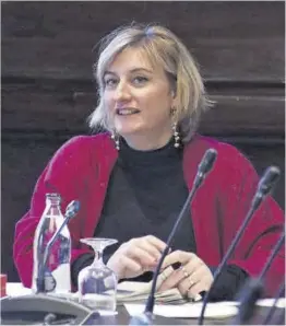  ?? Mariona Puig / ACN ?? Alba Vergés, presidenta en funciones del Parlament.