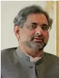  ?? Reuters ?? Khaqan Abbasi. —